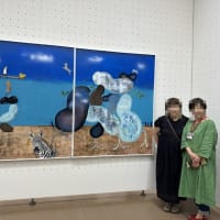 雨の中を