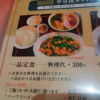 中国料理 清龍　餃子（大）＋一品定食（回鍋肉）