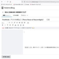 引っ越しだぁ～と、取り敢えず、hatenablogさんで作ってみました　（３）さようなら編  (T T)