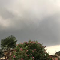 7月最初から雷と強い雨と風