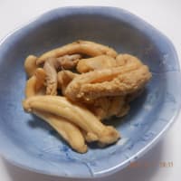 　釣魚タチウオ下処理　本日刺し身・真子煮付けで頂きました