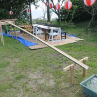ある夏の日の山小屋キャンプ。