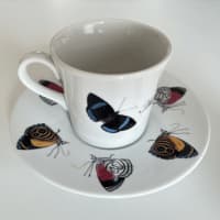 蝶のコーヒーカップ♥