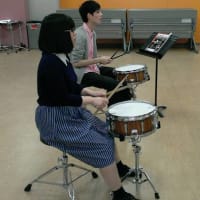 北翔大学　教育学科　音楽コース　打楽器の授業