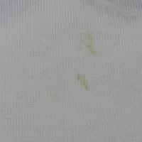 サマーニット（ルイヴィトン製）衿リブ編み汚れ・食べこぼししみ　しみ抜き　綿素材