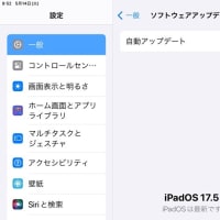 iPadOS 17.5 がリリースされました。