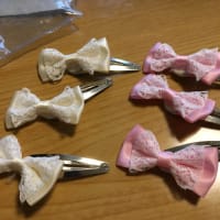 ひとりで出来たね💕初めてのハンドメイド