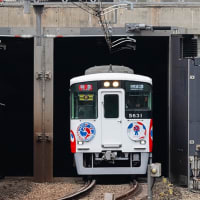 山陽車の万博ラッピングは初めて見ました♪  山陽電鉄5000系・5030系 #43