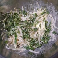麻婆茄子と大根とツナサラダ