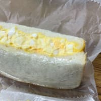 玉子サンドとスイカ