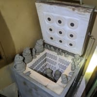 窯入れ・素焼き