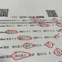 共通テスト英語キーワード英英楽習ペーパー100日間一周プラン(第８０日）Q６２５～Q６４０実戦編
