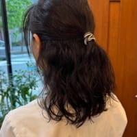 妻と娘の髪にパーマをかけました