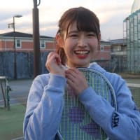 【佐藤朱・AKB48】エクシビジョンマッチ~亜細亜大学~テニス~2020年2月8日~あかりん~チーム8~バモス~ダブルス