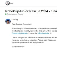 【RCJ Forum】RoboCupJunior Rescue 2024 - Final Rules Released