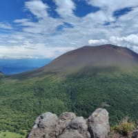 黒斑山から浅間山を