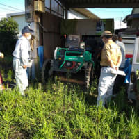 耕福米耕作人は、里山のＭさんの活動から伊奈町の「田園風景を支える伊奈町産米推進プロジェクト」の視察を受けました。　　