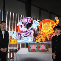 第14回ねぶた下絵コンクール　中型＆ミニねぶた　ついにお披露目