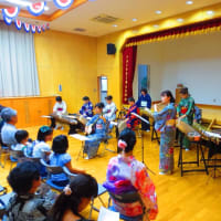 「やさしい箏教室」発表会準備中