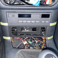 E36 2din化とエアコンパネル移設