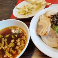 |M3401|高島平駅西口『麺一亭珍麻』にお邪魔。チューハイ＆きゅうりのネギまみれ＆回鍋肉を味わい、今季初のチャーシューピリ辛ざる中華でコク辛旨く締めました！