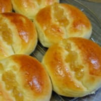 生姜砂糖煮パン(お手本：上田まり子の焼きたてパンLESSON、バターロール)