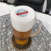 ビールの泡に印刷