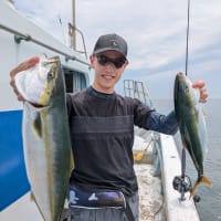 １号船午前便タテ釣り、２号船午前便イサキ釣りです。
