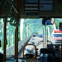 しずてつジャストライン路線バスの旅　安倍川橋－丸子（２０２４年４月）