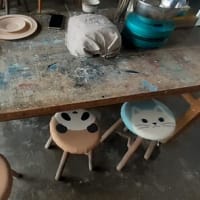 雨の中　古民家ギャラリーにて