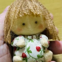 手のひらサイズのお人形作り・・・14年のブランクは想像以上だった〜(o^^o)