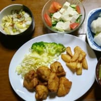 5/28　ばんごはん　鶏唐揚げ