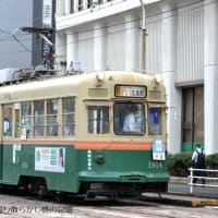 広島電鉄 猿猴橋町電停(2025.6.25) 旧京都市電１９１４ ６号線 広島駅行き