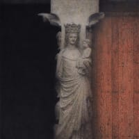 2023年 日本画の新作 1 … ランス大聖堂の聖母子像（仕上がり）