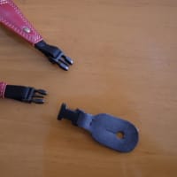 ストラップピンをつけてもらいました