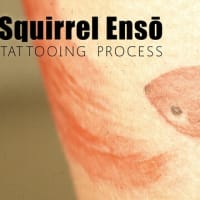 Squirrel Ensō - Tattooing Process