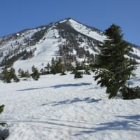 八甲田山の春スキー　2024.04.13～　二日目　箒場岱ルート