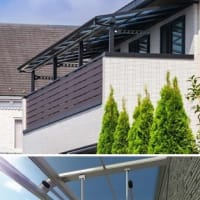 バルコニー屋根／YKKAPソラリア（バルコニー）富山県高岡市～バルコニー屋根の修理、バルコニー屋根の工事～