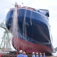 商船三井さんの新型ＬＮＧ燃料フェリー「さんふらわあ　かむい」環境負荷を軽減