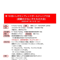 第18回いしびカップレッドボール大会のお知らせ(3447)