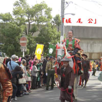 松江武者行列の時代絵巻が繰り広げられました