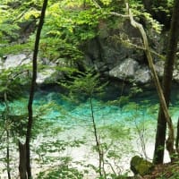 木曽　阿寺渓谷へ