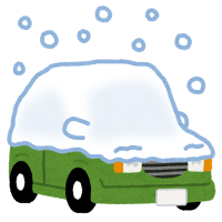 雪かきをした