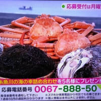 7/12・・・旅サラダプレゼント(月曜朝9時まで)