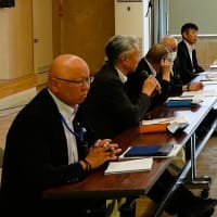 令和７年度　村政懇談会　（子育て世帯及びWeb対応）＆高津屋森林公園上空の風景