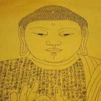最初の喜び 仏画を和紙に写し終えたとき 【仏画曼陀羅アート教室のスケジュール】