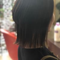 ショートヘアからウルフカットに変身しました。