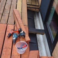 ベランダ補修の全工程終了です ～ お疲れさまでした