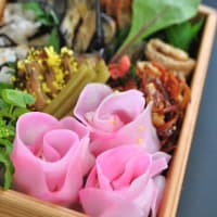 バラ餃子🌹弁当♪
