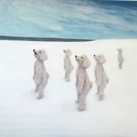 馬渡裕子絵画展　「何か、がやってくる」　2021.1.11~17  杜の未来舎ぎゃらりい